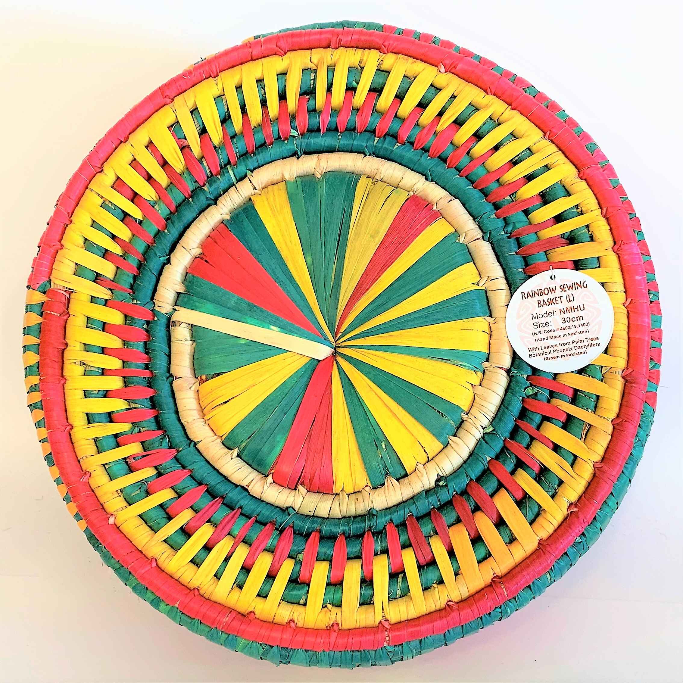 HAND WOVEN SARAIKI BASKETS WITH LID (PATARI) (NMHU)